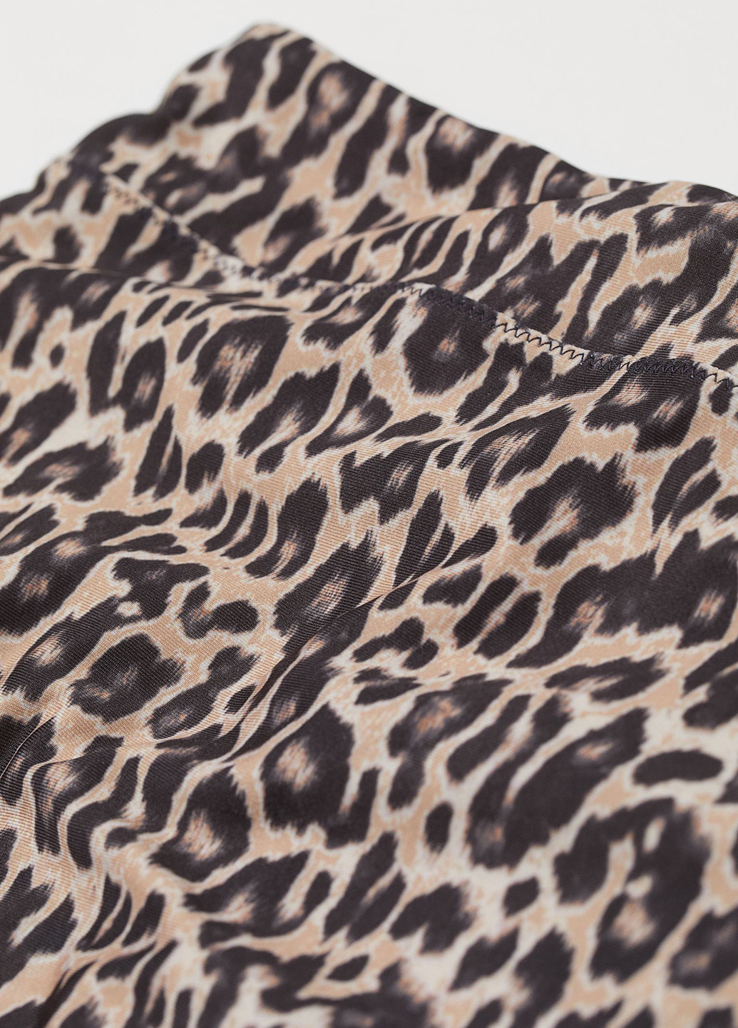 Коричневые купальные трусики-плавки леопардовый H&M