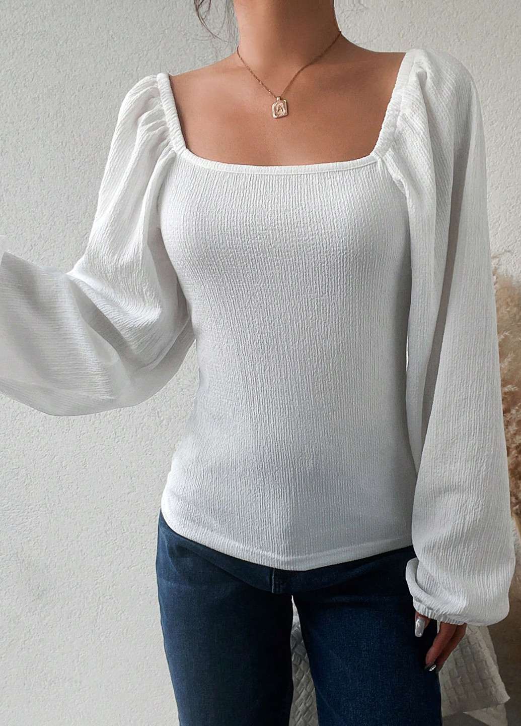 Белая блуза SHEIN