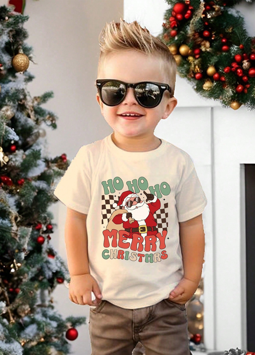 Кремовая демисезонная футболка SHEIN