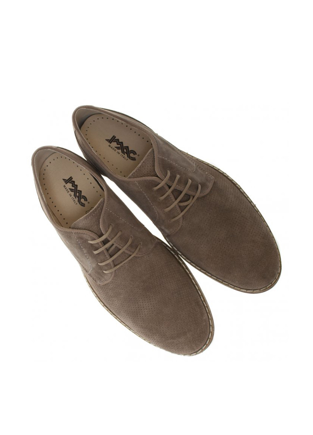 Темно-бежевые классические туфли Imac на шнурках