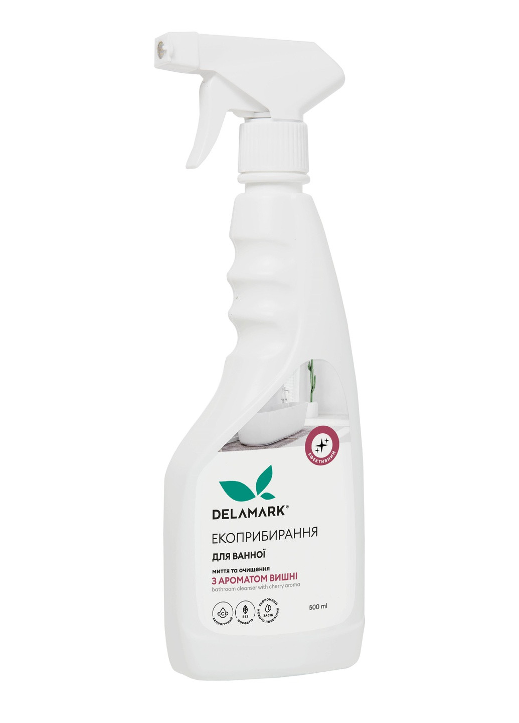 Универсальное средство для мытья ванной комнаты с ароматом вишни 500 мл (4820152330697) DeLaMark (254968640)