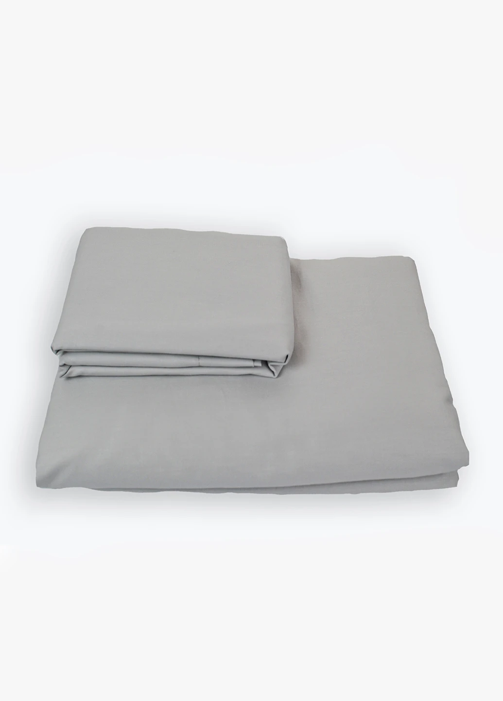 Підодіяльник з сатину Shine light gray світло-сіре, 160х220 см SoundSleep (241559551)