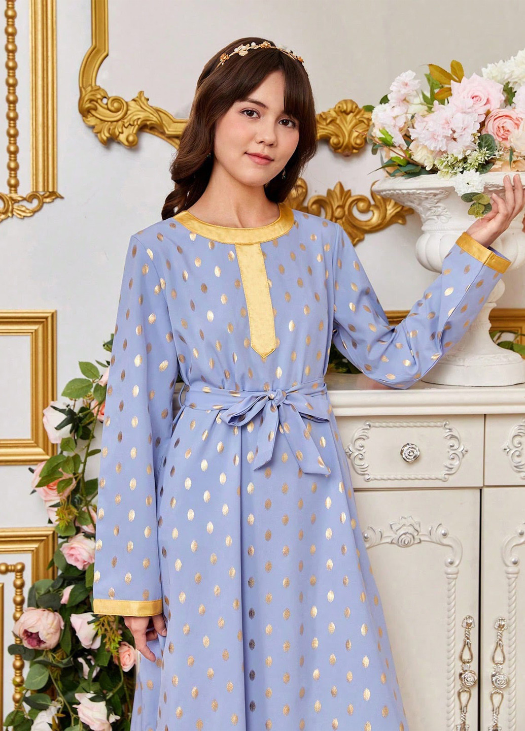 Светло-фиолетовое платье SHEIN (329532938)