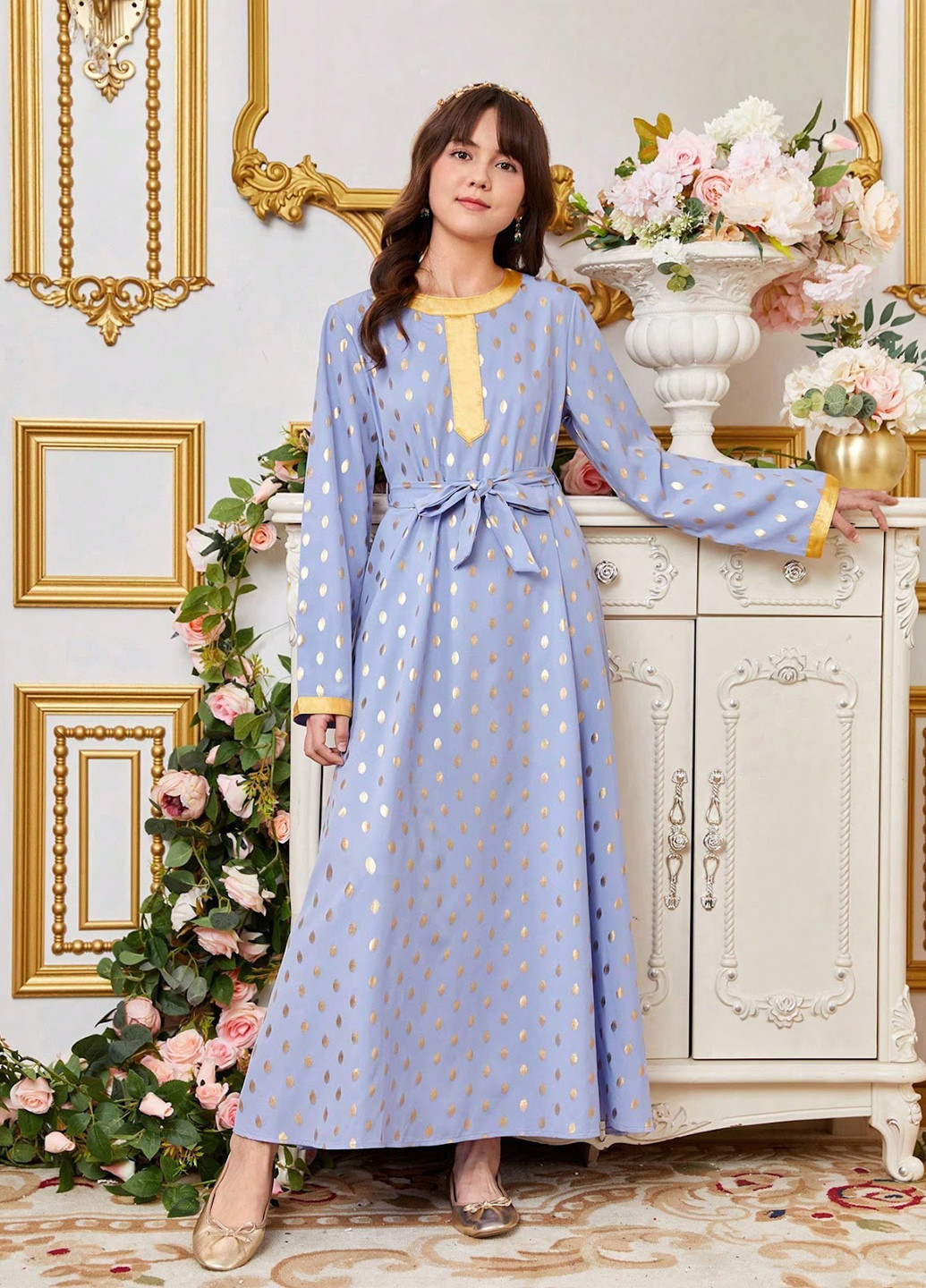 Светло-фиолетовое платье SHEIN (329532938)