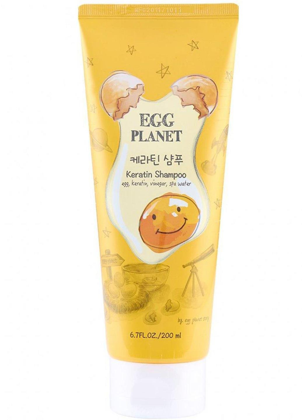 Маска Egg Planet Keratin Hair Pack для волос укрепляющая с кератином и яичными желтками, 200 мл Daeng Gi Meo Ri (251159597)