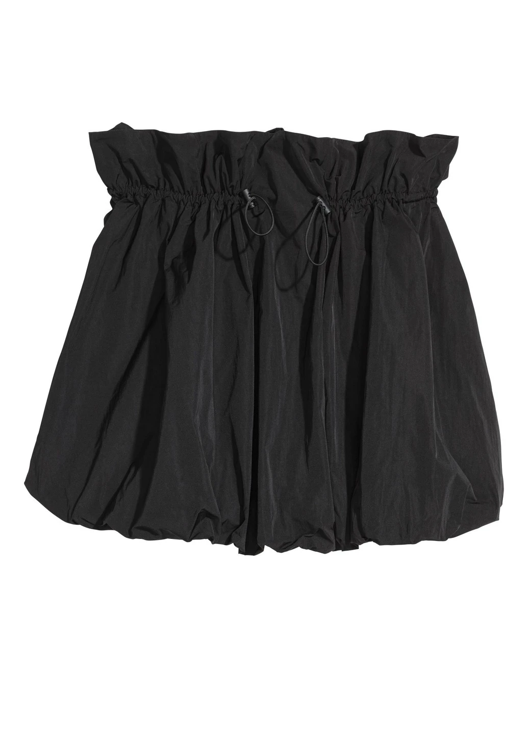 Черная кэжуал однотонная юбка H&M