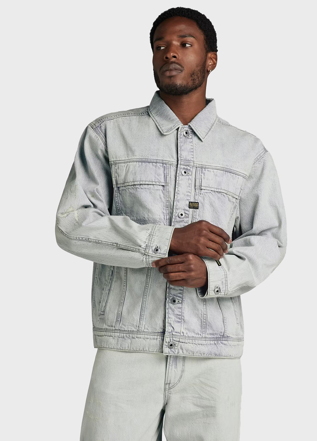 Сіро-голубий демісезонна куртка G-Star Raw