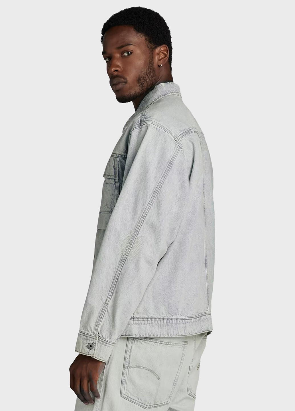 Сіро-голубий демісезонна куртка G-Star Raw
