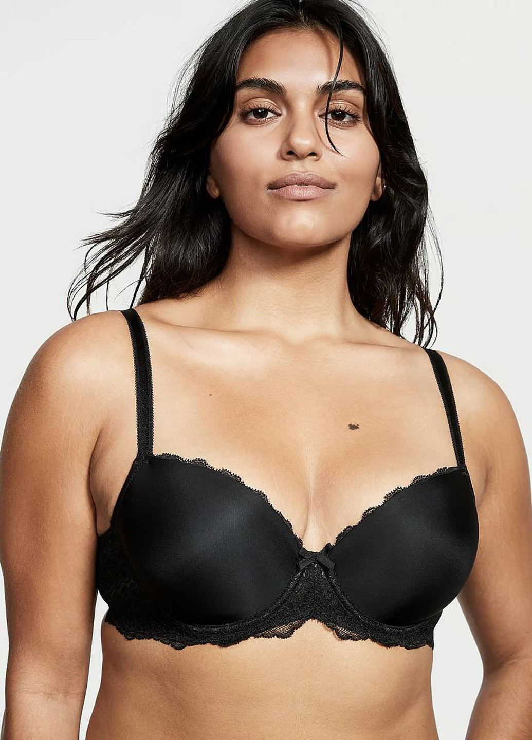 Чорний демісезонний комплект (бюстгальтер, трусики) Victoria's Secret