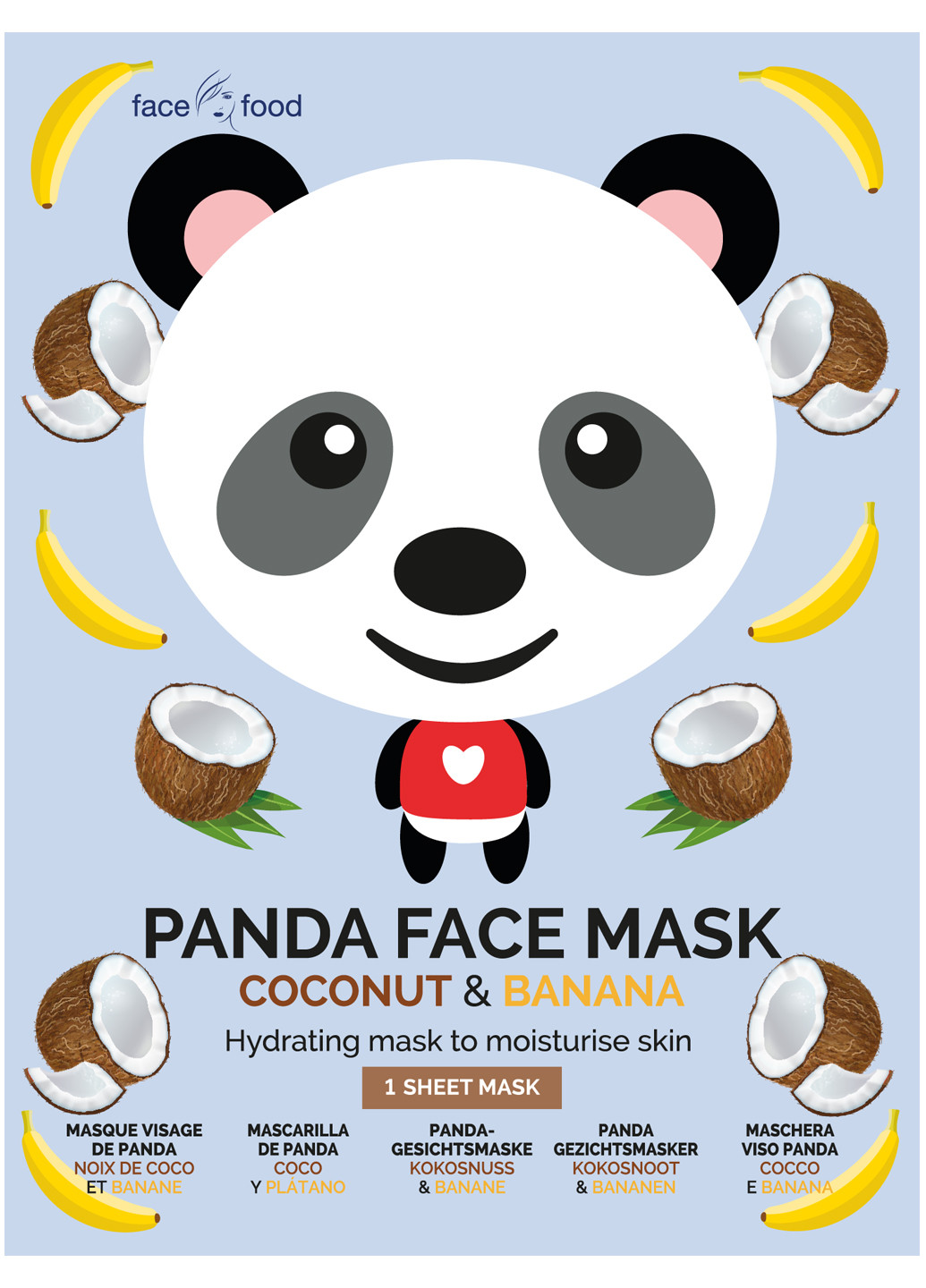 Тканинна маска Face Food Panda Face Sheet Mask 26г 7th Heaven (225646794)