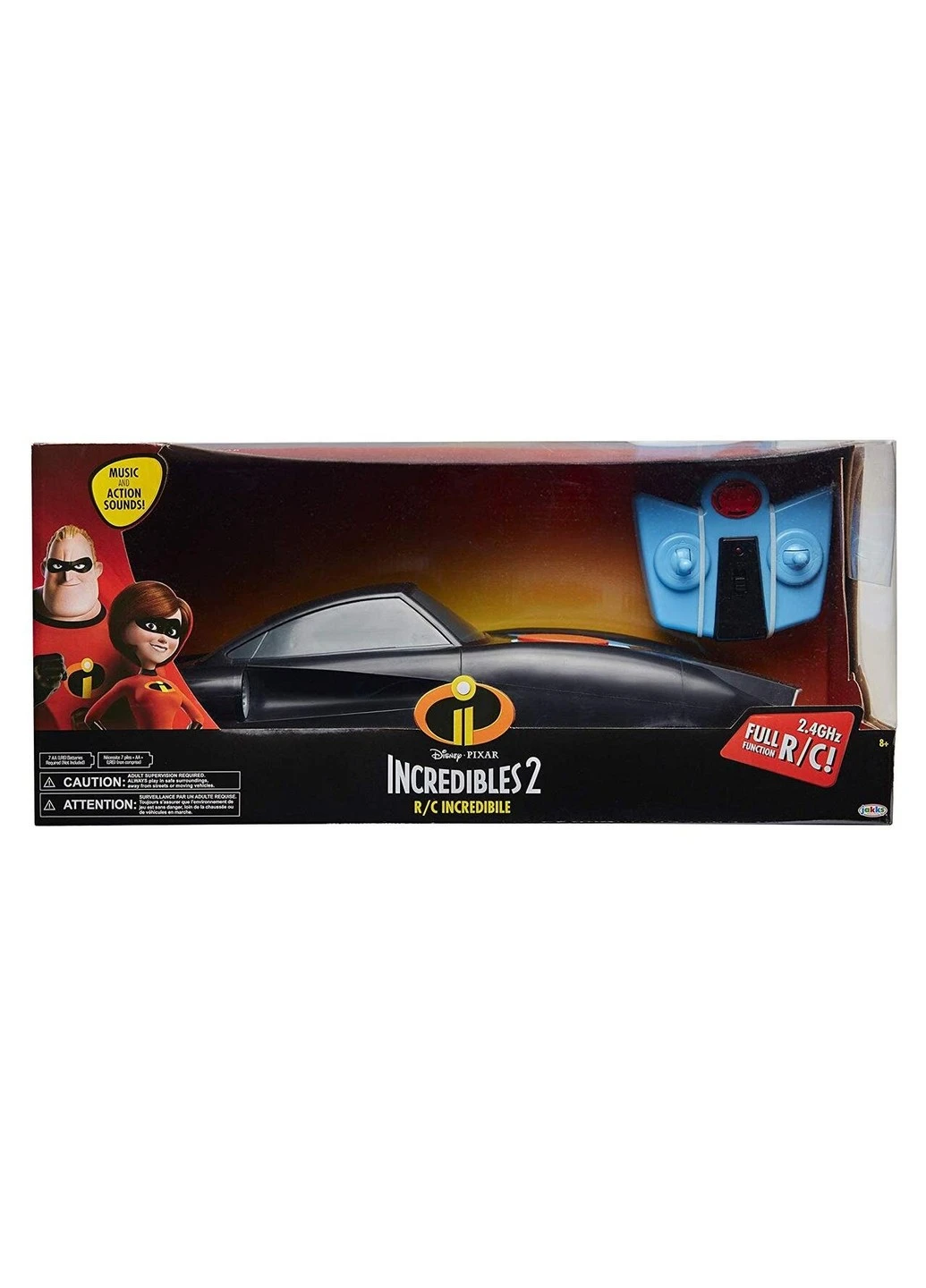 Машинка на р/у The Incredibles 2 RC Incredibile Vehicle, 2.4GHz Суперсімейка 2 (74947) Jakks Pacific (255712387)