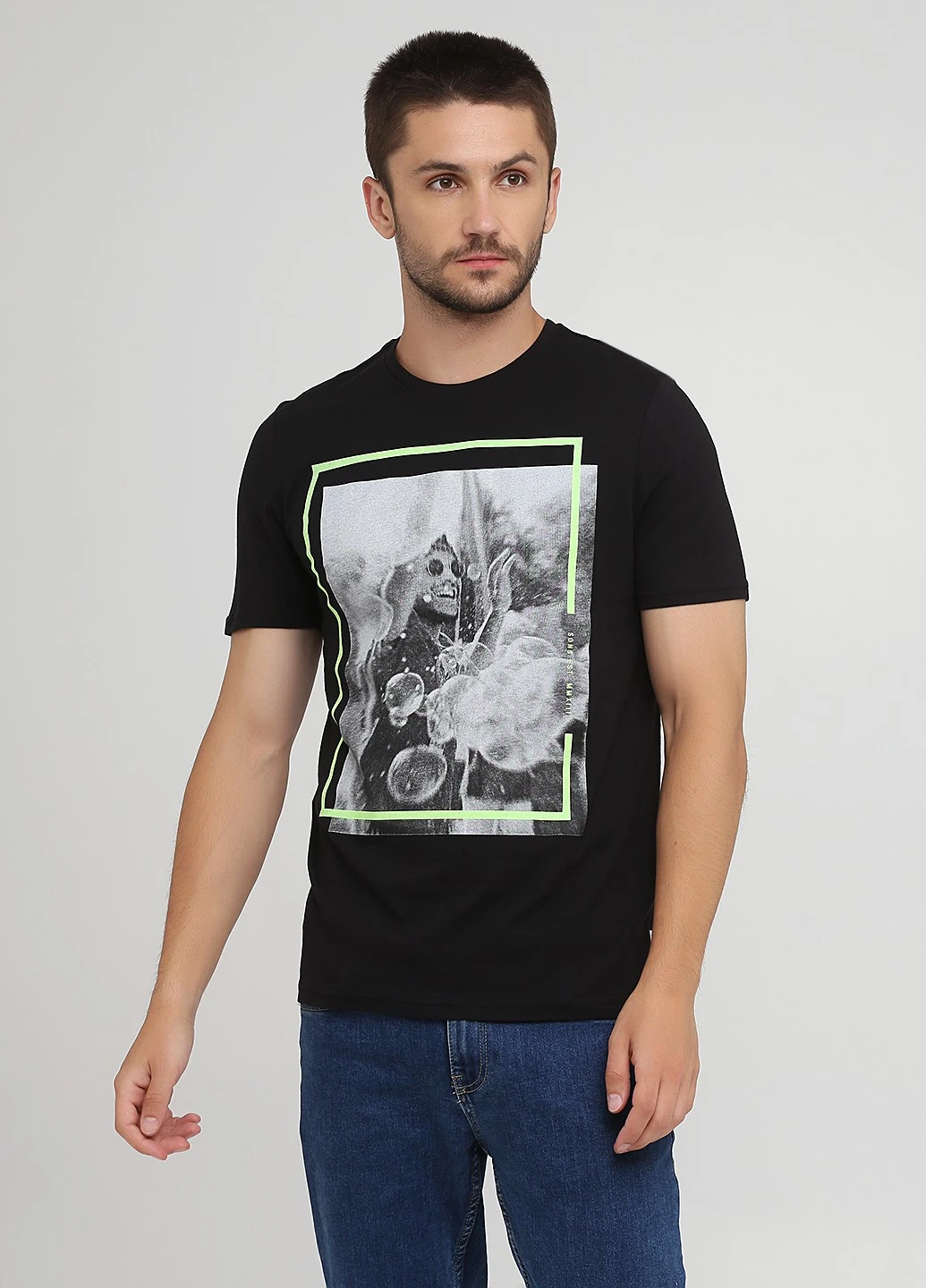 Чорна футболка Only & Sons