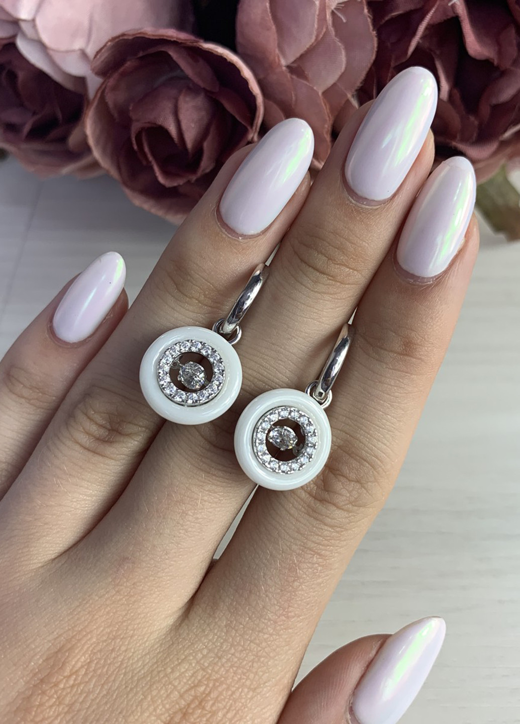 Сережки Silver Flame (173122825)