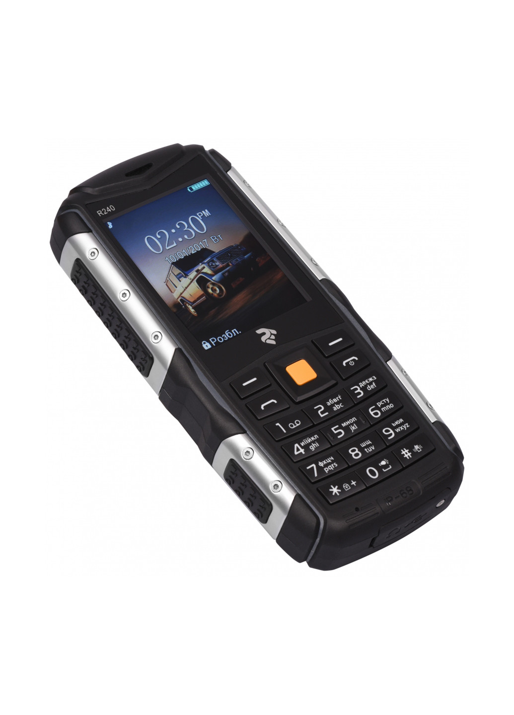 Мобильный телефон (708744071057) 2E 2E R240 Dual Sim Black чёрный