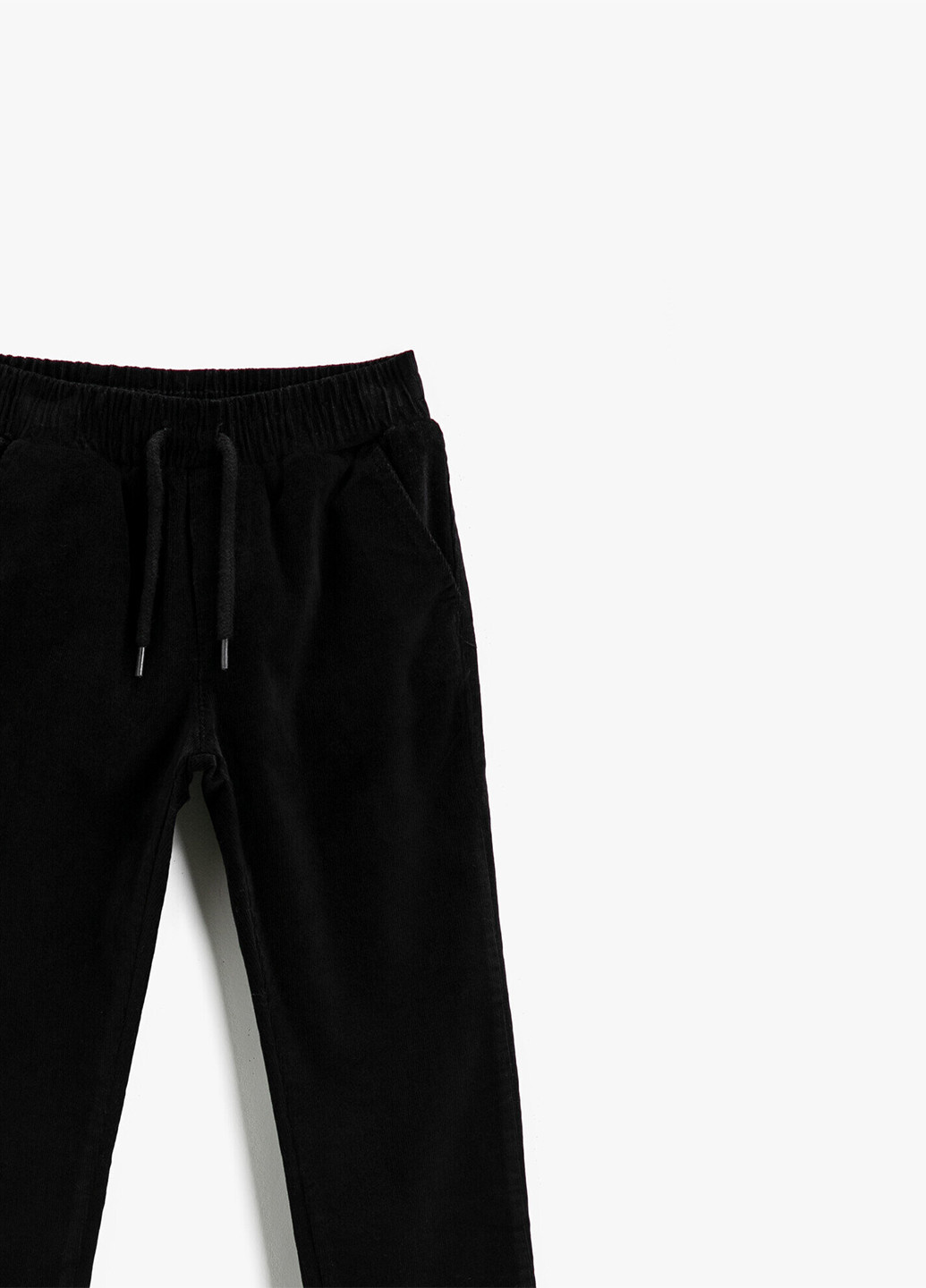 Черные кэжуал демисезонные брюки прямые KOTON