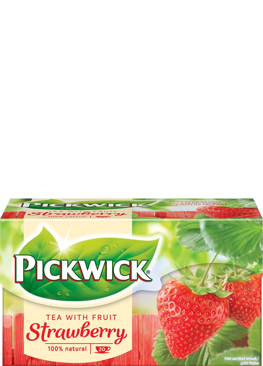 Чай чорний Strawberry (Полуниця) 20 шт х 1,5г Pickwick (254917581)