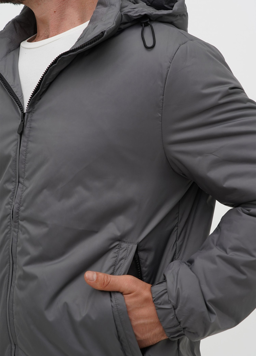 Серая демисезонная куртка Trend Collection