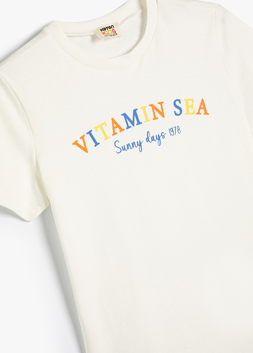 Белая летняя футболка KOTON