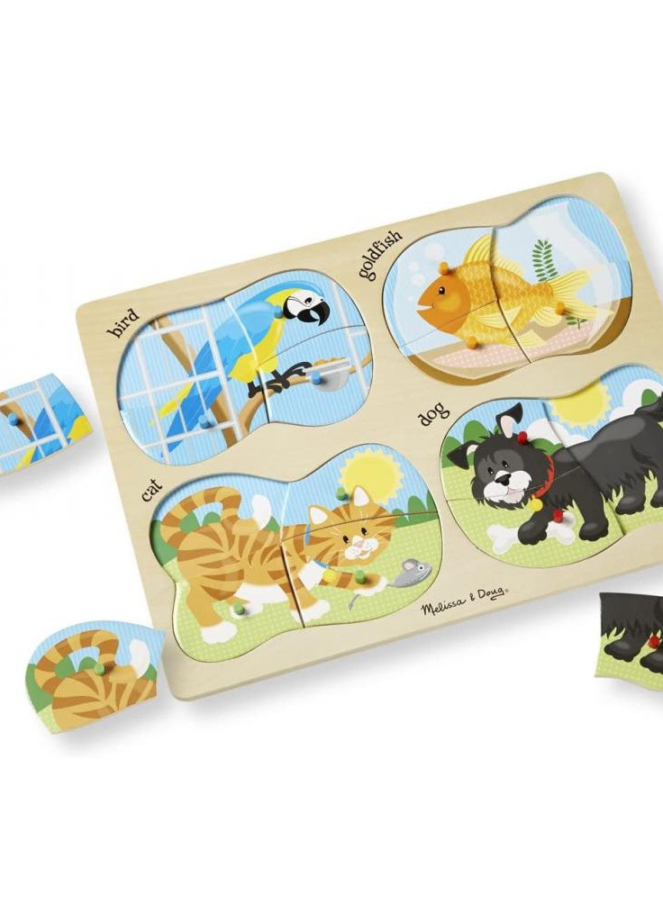 Пазл 4 в 1 Домашние животные (MD9861) Melissa&Doug (202365964)