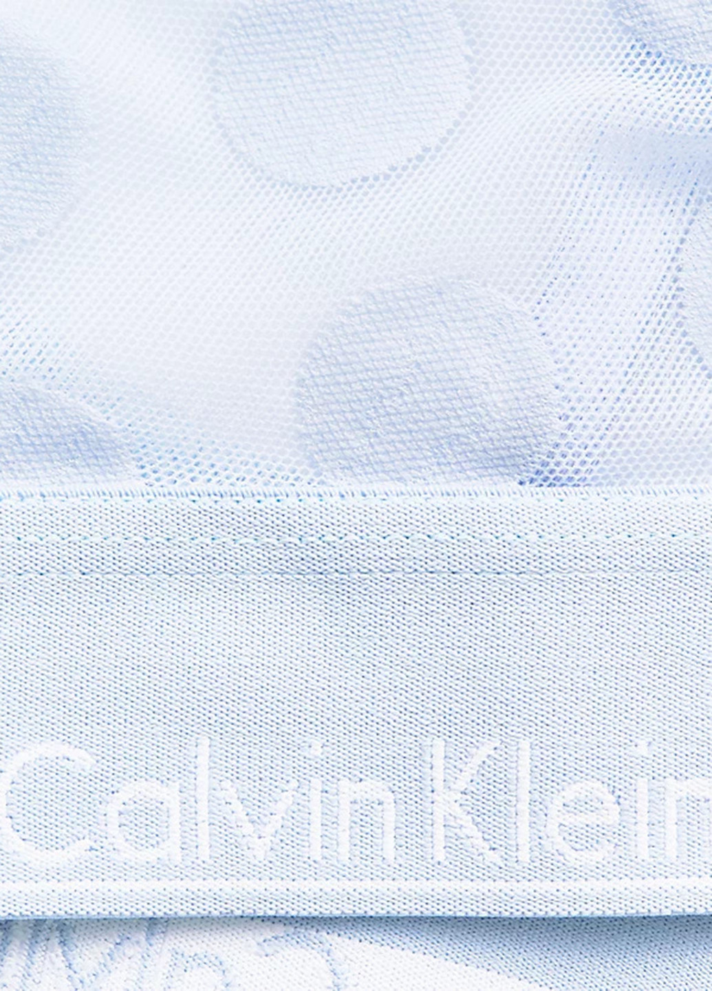 Білий бралетт бюстгальтер Calvin Klein без кісточок нейлон
