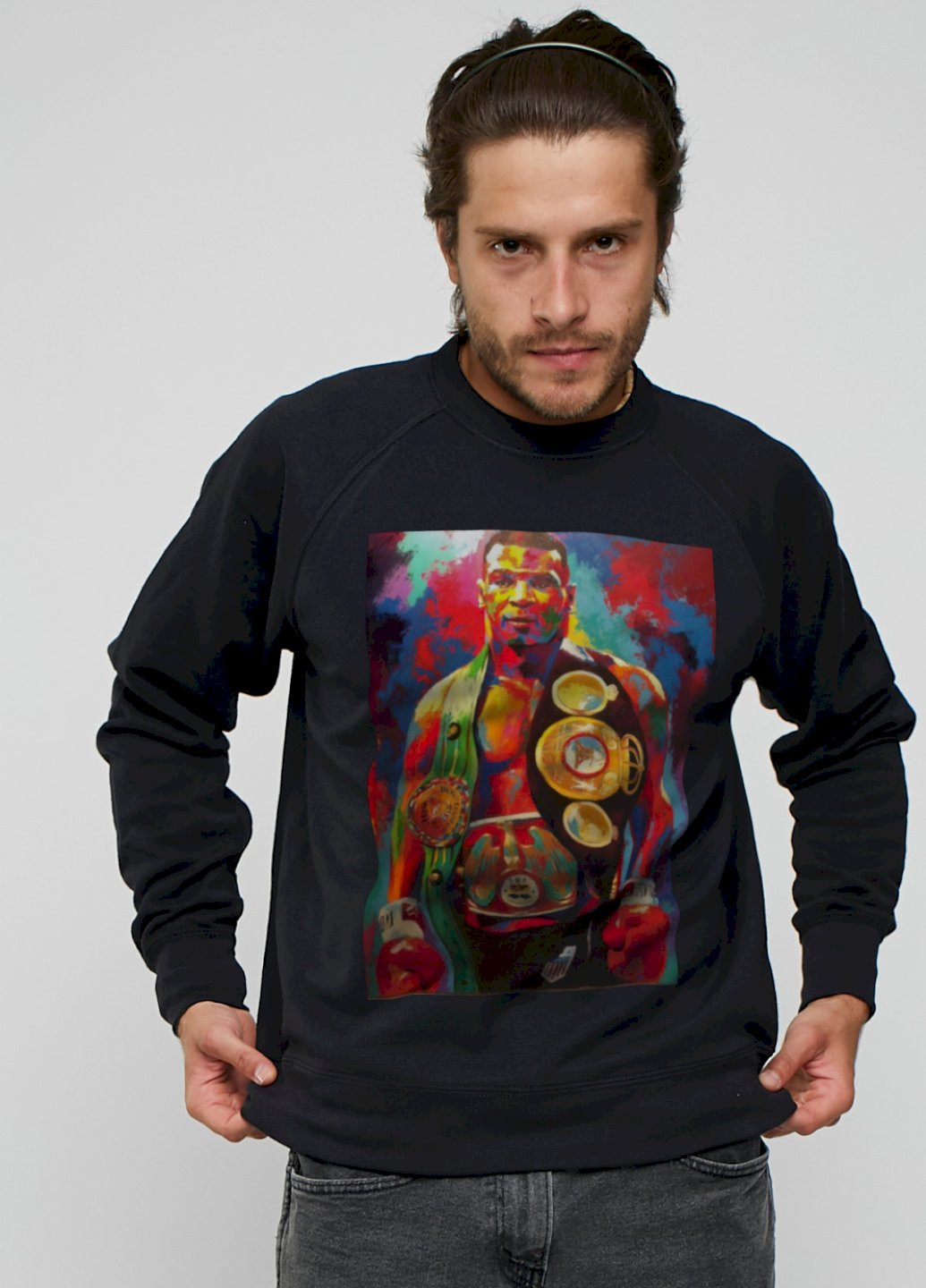 Черный свитшот мужской YAPPI (198688764)