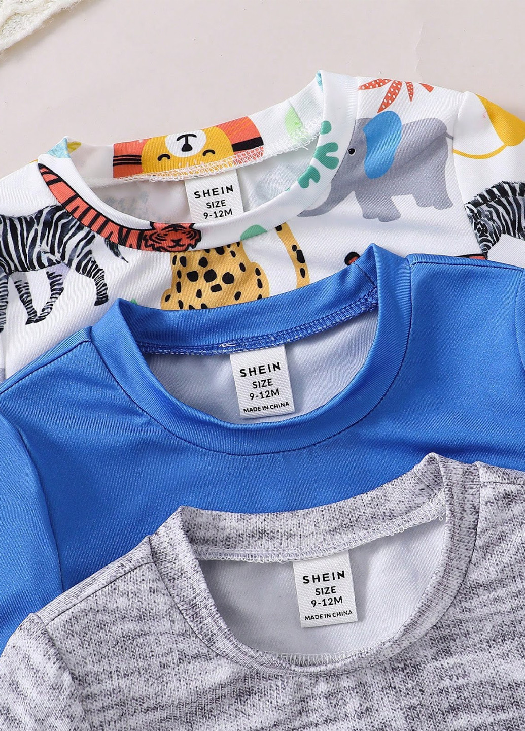 Комбінована всесезон піжама (футболка, шорти) 3 шт. футболка + шорти SHEIN