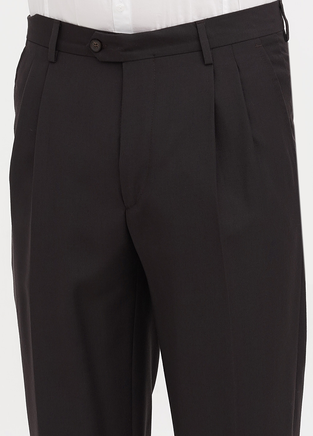 Темно-коричневые кэжуал демисезонные классические брюки Gulliver