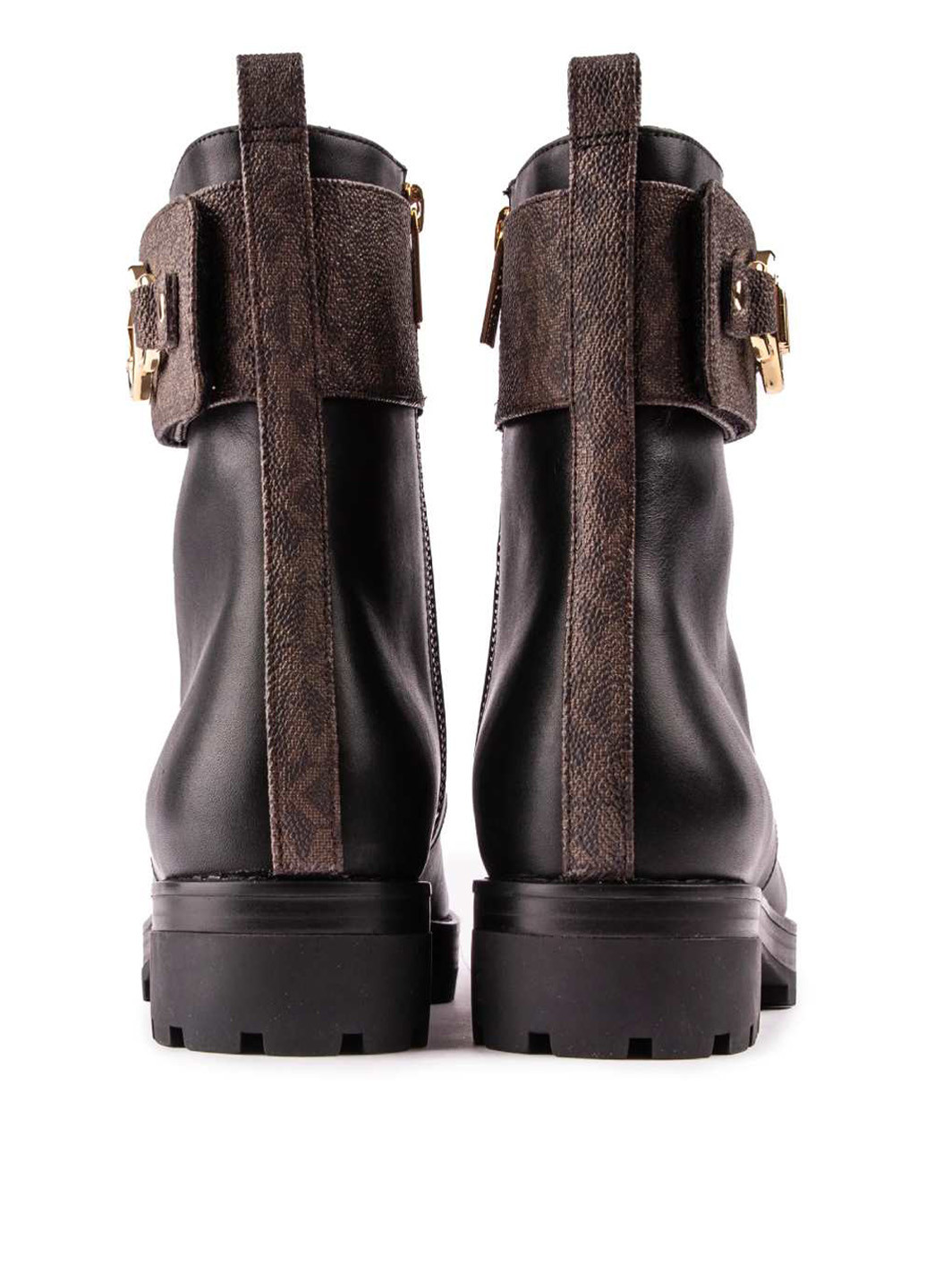 Осенние ботинки берцы Michael Kors с логотипом из искусственной кожи