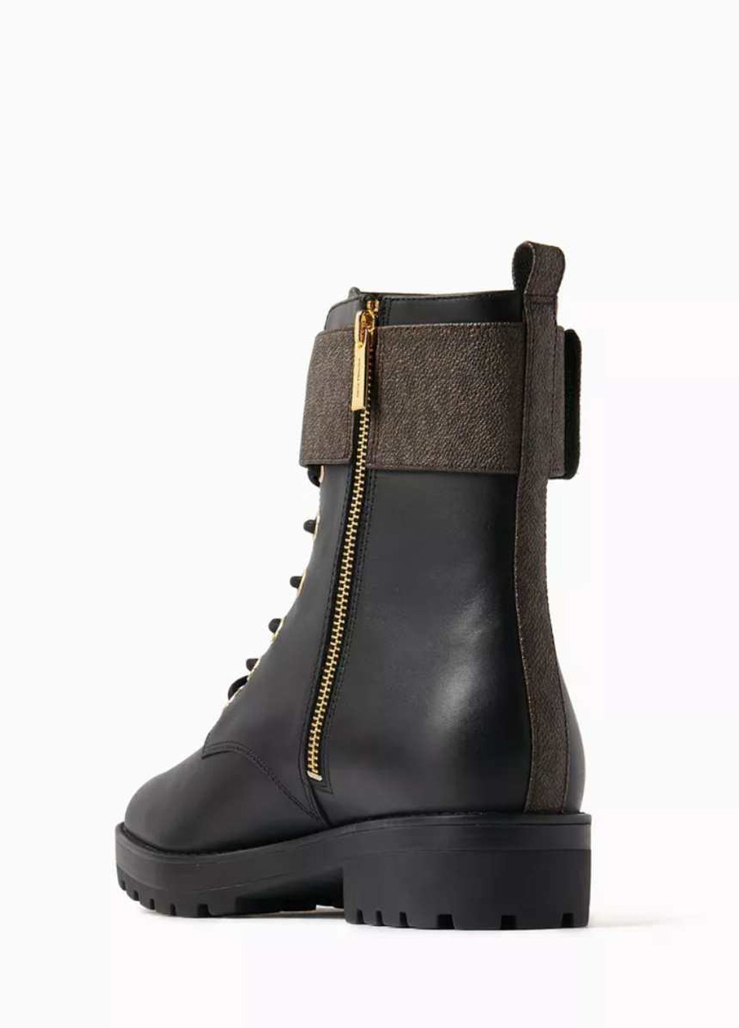 Осенние ботинки берцы Michael Kors с логотипом из искусственной кожи