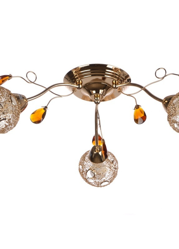 Люстра потолочная на 3 плафона в спальню LK-501S/3 E14 G Brille (253887813)