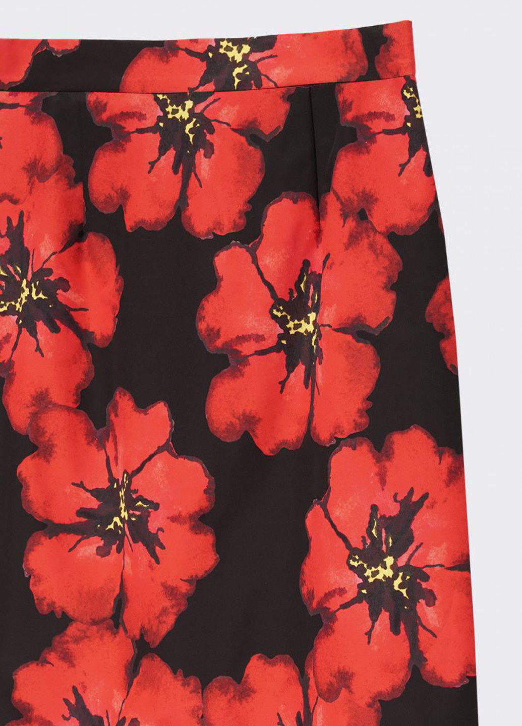 Красная кэжуал цветочной расцветки юбка JUL карандаш