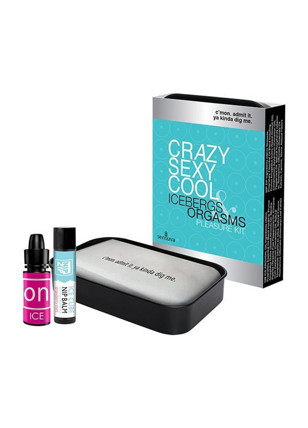 Подарочный набор Crazy Sexy Cool: жидкий вибратор и бальзам для сосоков охлаждающие Sensuva (256537705)