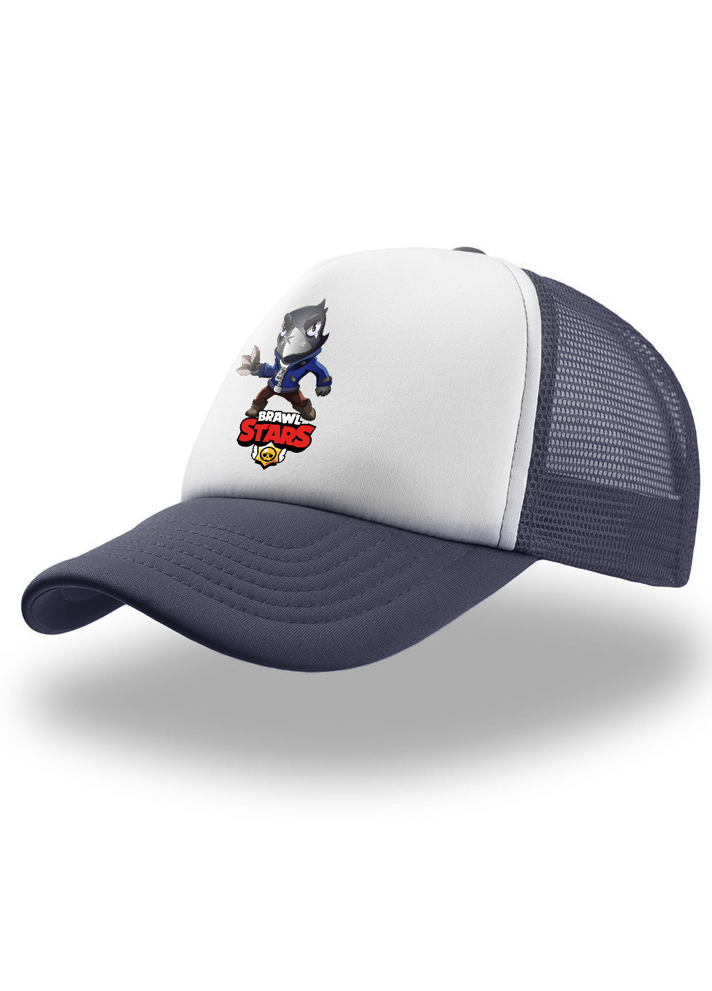 Кепка Тракер детская Ворон Бравл Старс (Crow Brawl Stars) (33404-1059) MobiPrint (220769645)