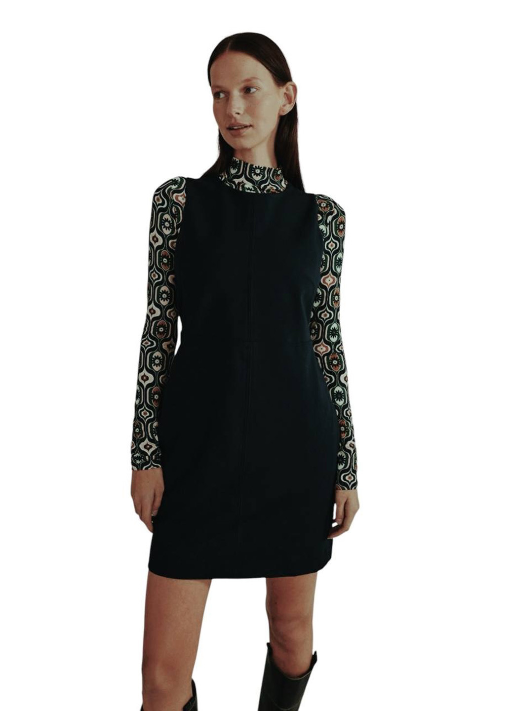 Чорна святковий, кежуал сукня а-силует Boden однотонна