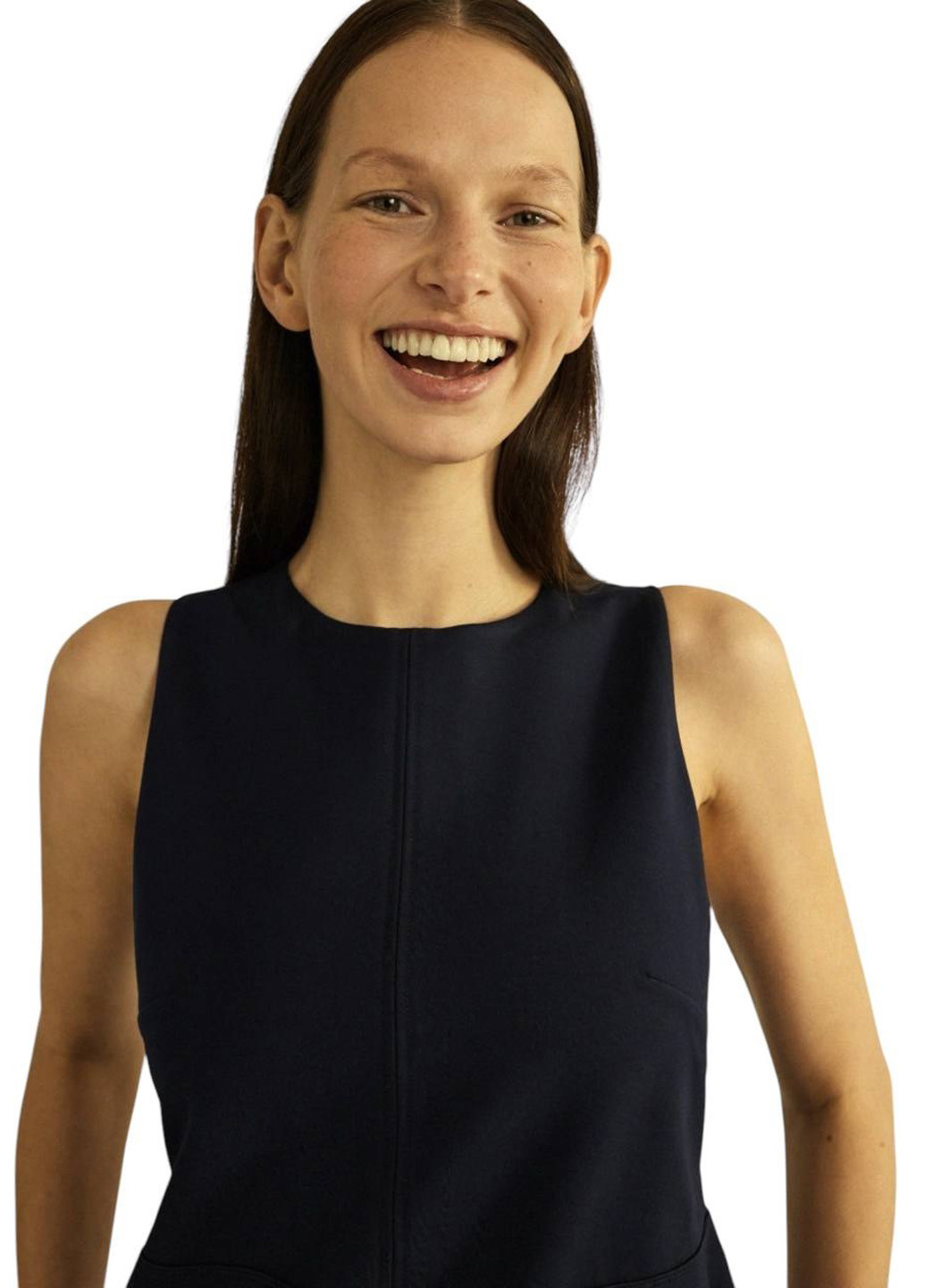 Чорна святковий, кежуал сукня а-силует Boden однотонна