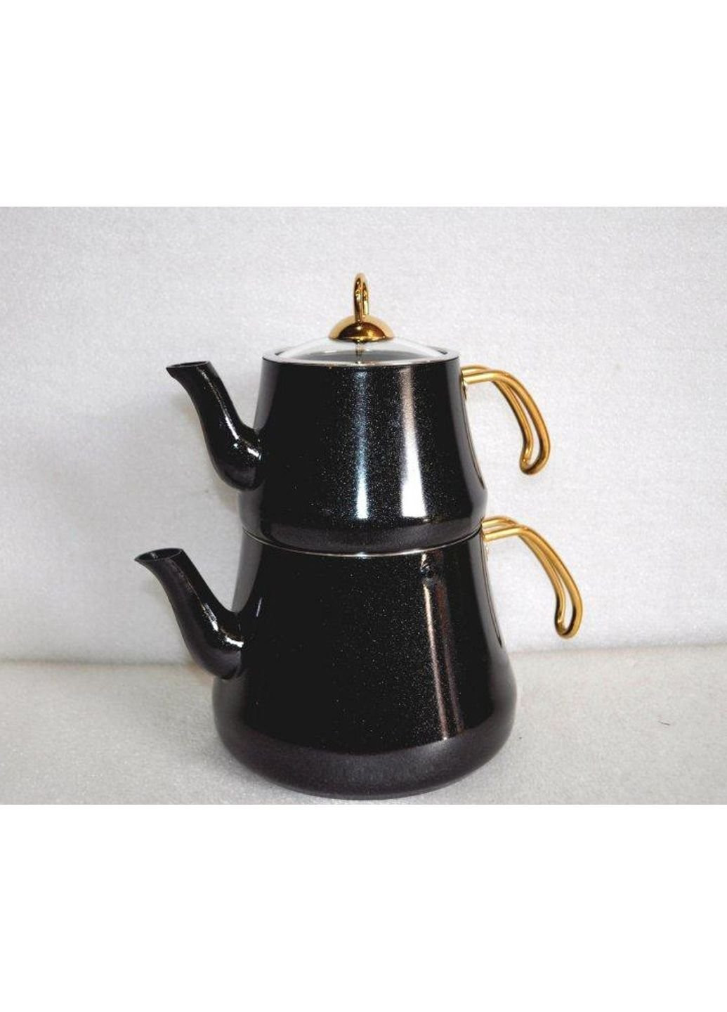 Набор чайников 8203-L-black 2 шт черный OMS (253629493)
