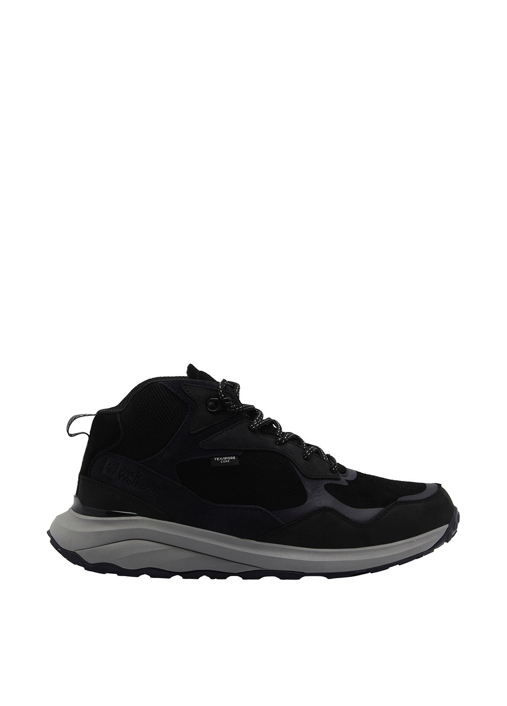 Черные осенние ботинки Jack Wolfskin