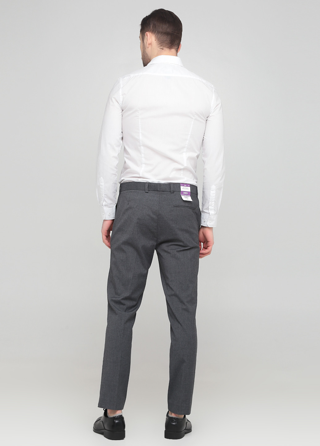 Темно-серые кэжуал демисезонные прямые брюки Burton