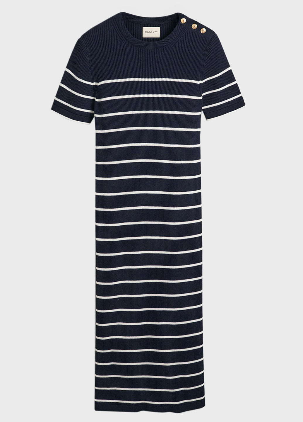 Темно-синя кежуал сукня силуетна Gant в смужку