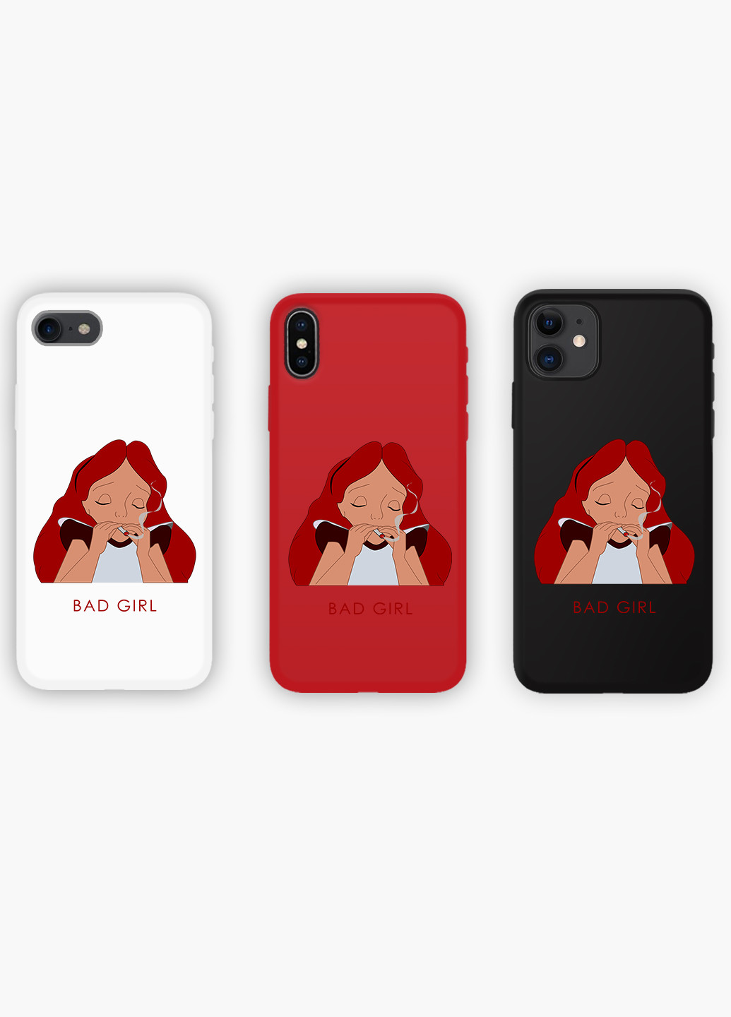 Чехол силиконовый Apple Iphone Xs Алиса Плохая девочка Дисней (Alice in Wonderland Disney) (8938-1441) MobiPrint (219490427)