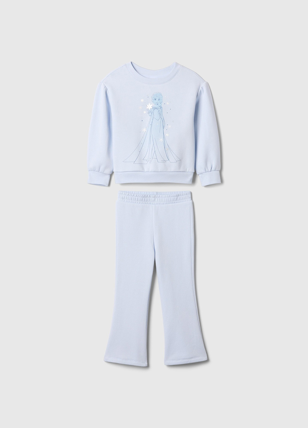 Блакитний демісезонний костюм (світшот, штани) брючний Gap