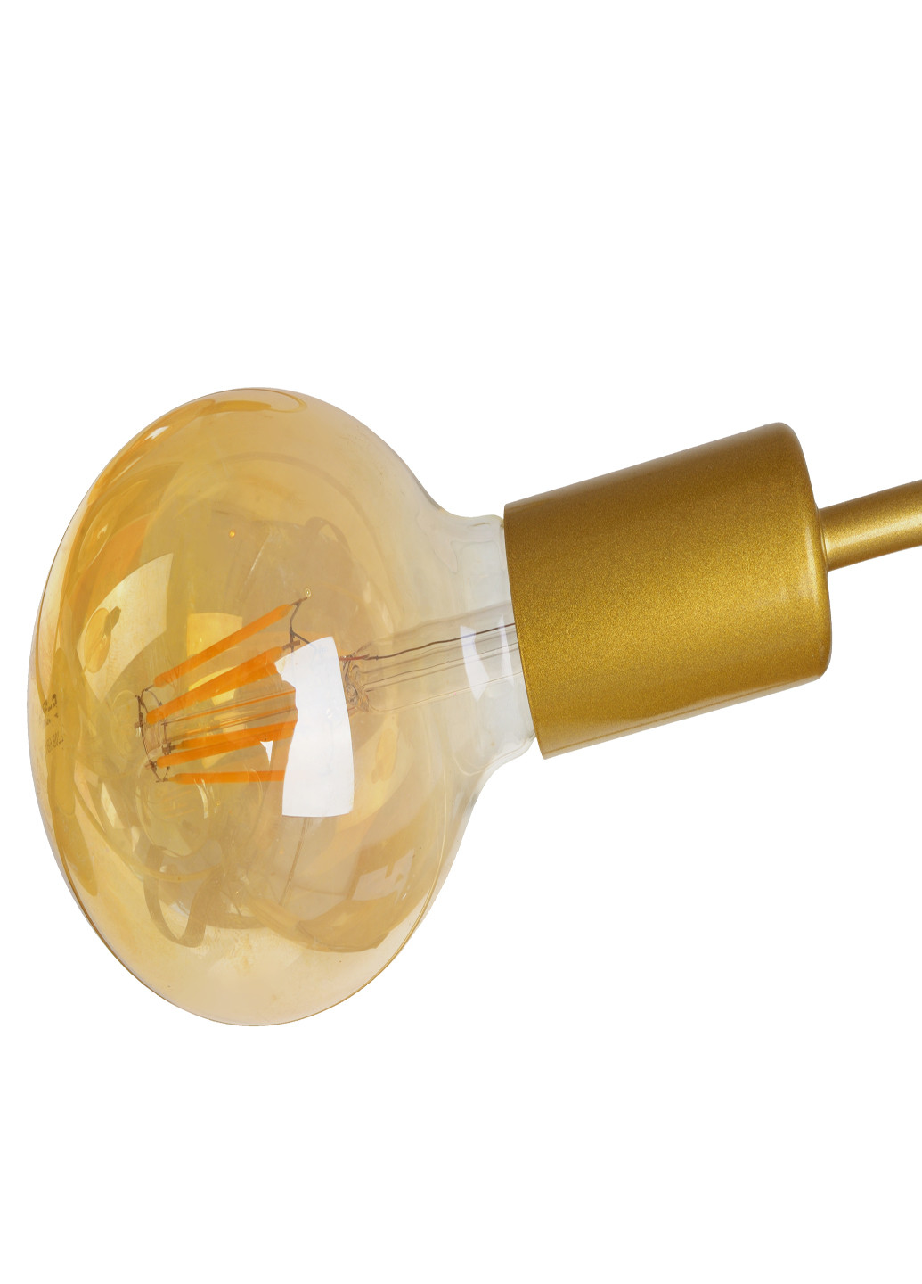 Люстра с золотистым покрытием на 6 лампочек BR-01 607C/6 E27 G Brille (247209178)