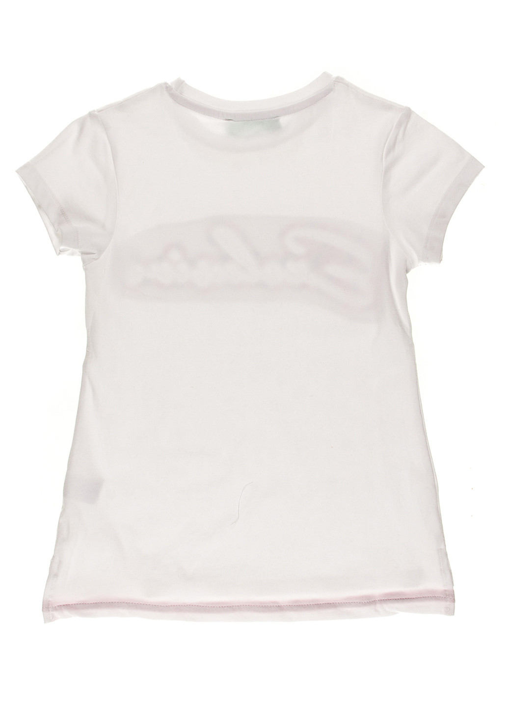 Біла літня футболка з коротким рукавом Cichlid