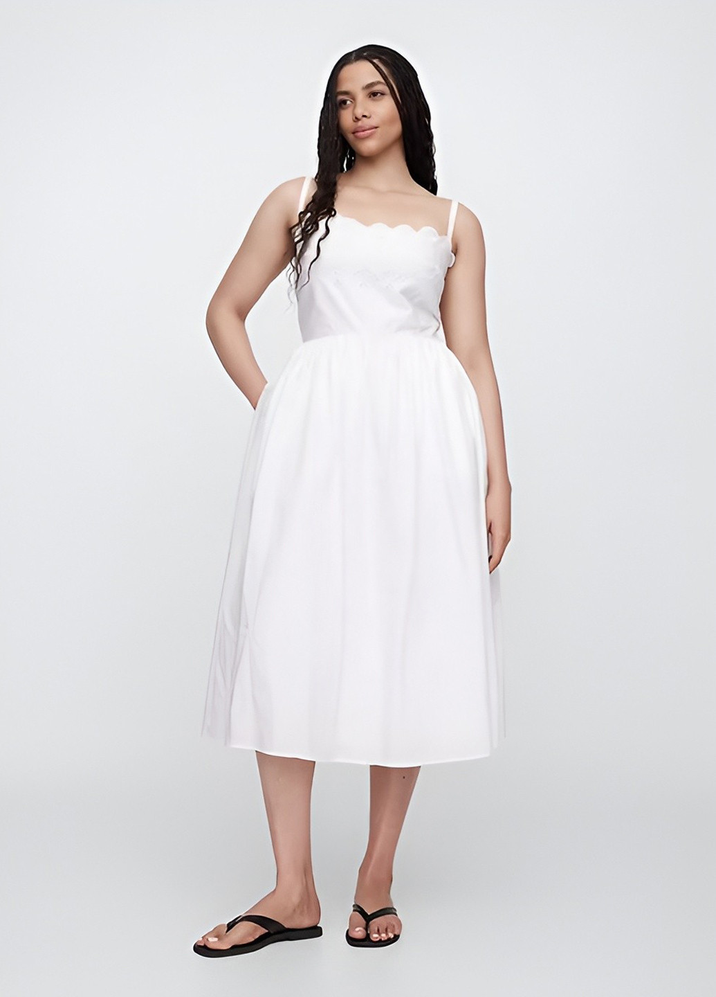 Летний женский сарафан Gap однотонный