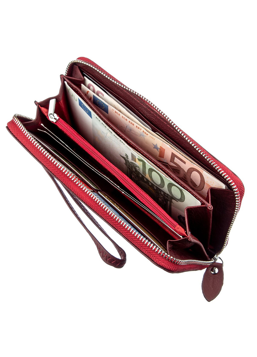 Жіночий шкіряний гаманець-клатч 9х18,5 см st leather (229459184)