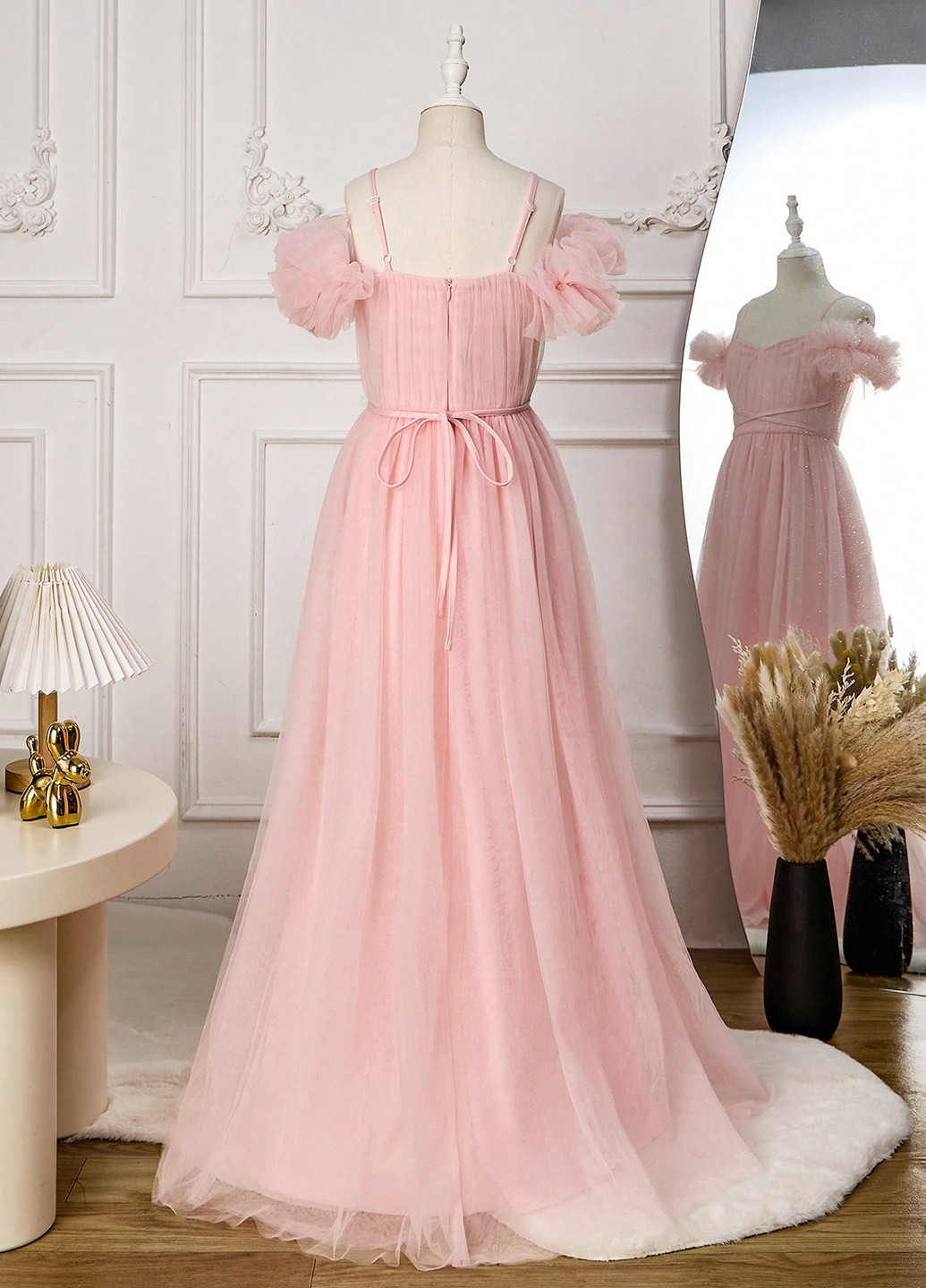 Блідо-рожева сукня SHEIN (343353884)