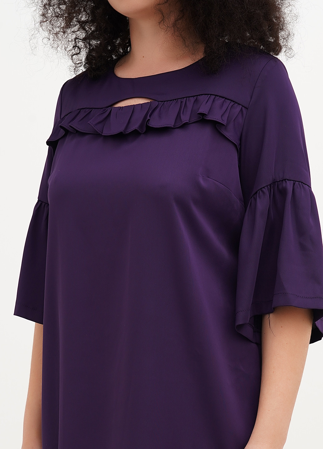 Темно-фіолетова кежуал сукня Imperial однотонна