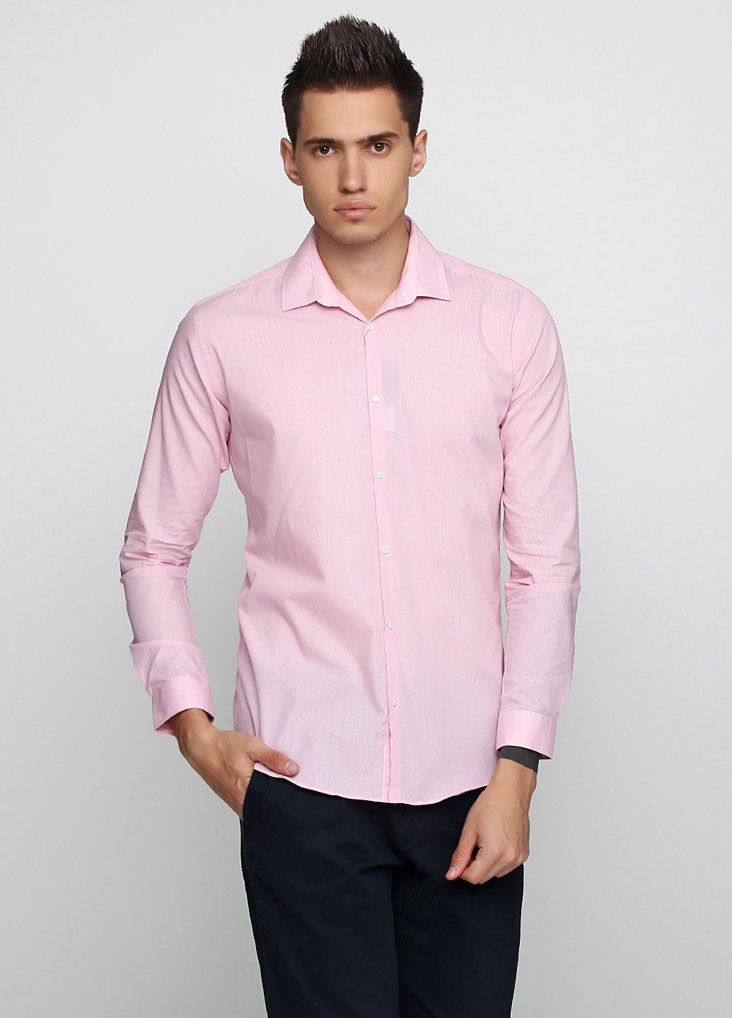Розовая кэжуал рубашка в клетку Cedar Wood State с длинным рукавом
