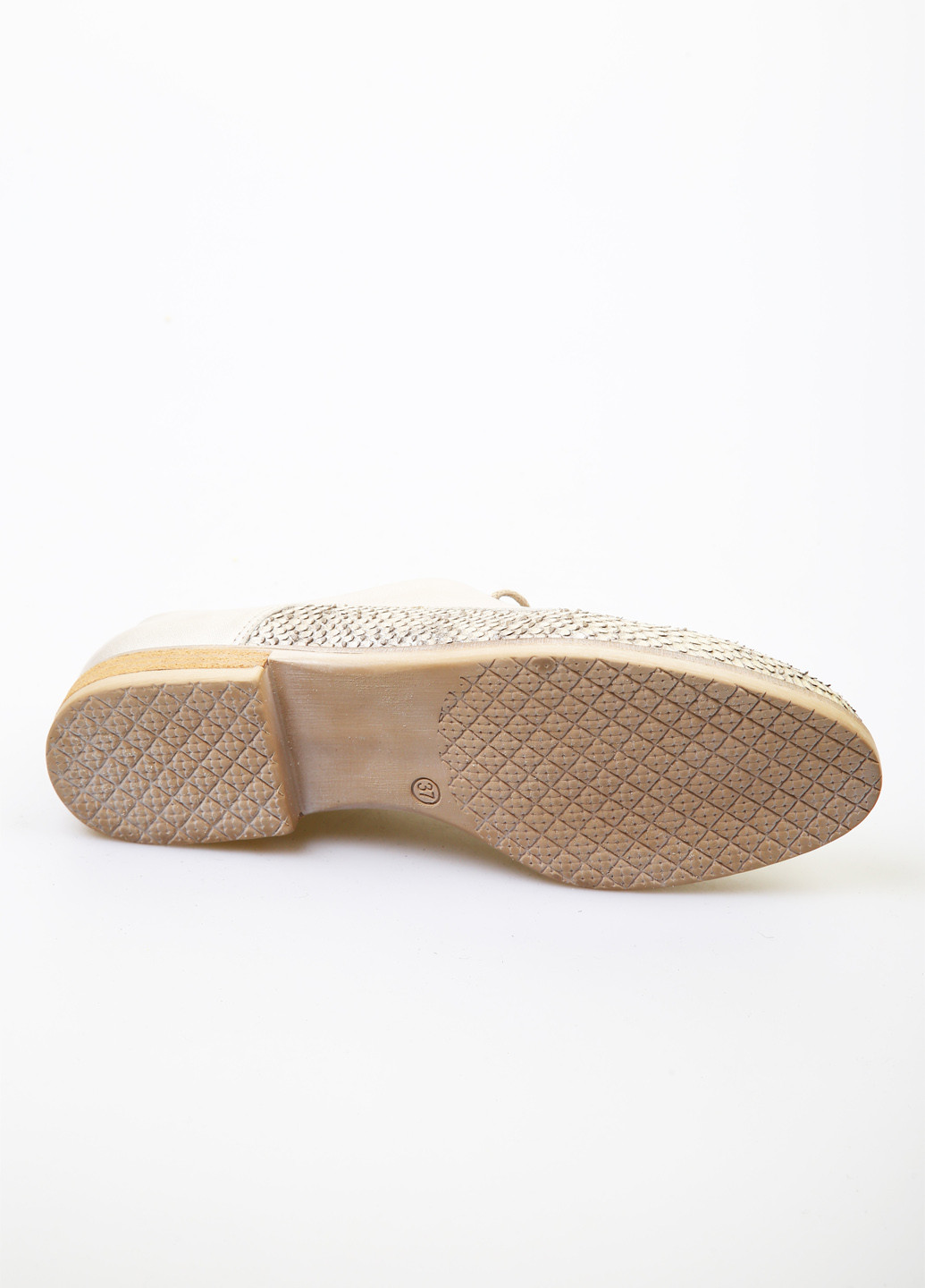 AURA Туфли дерби бежевый з натуральная кожа, украина — демисезон (337346304)