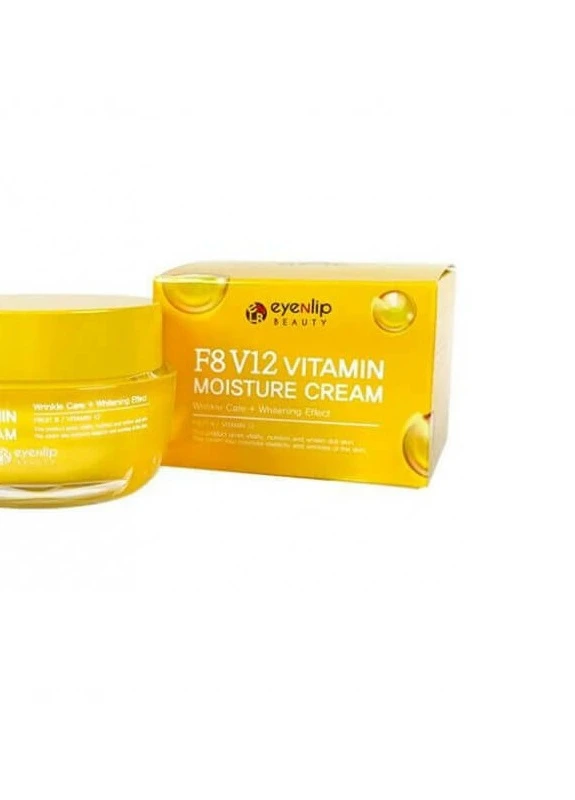 Eyenlip Зволожуючий крем для обличчя з вітамінами F8 V12 Vitamin Moisture Cream, 50 г — Крем, Південна Корея (251976241)